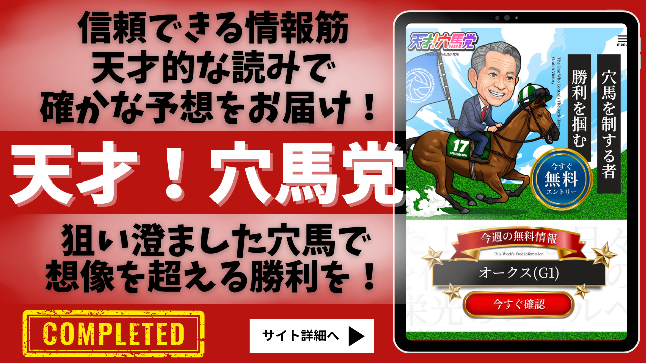天才！穴馬党